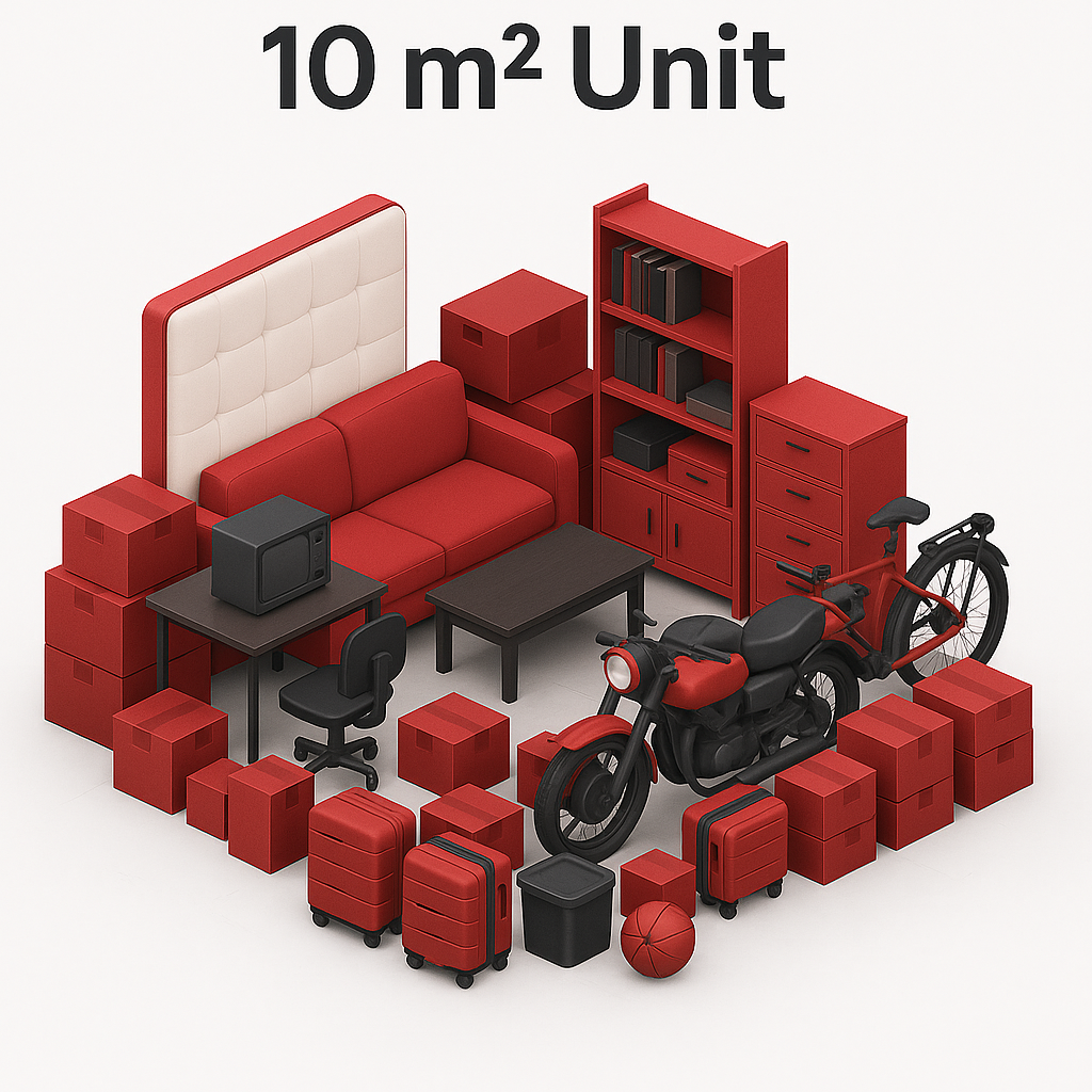 big storage units in east london